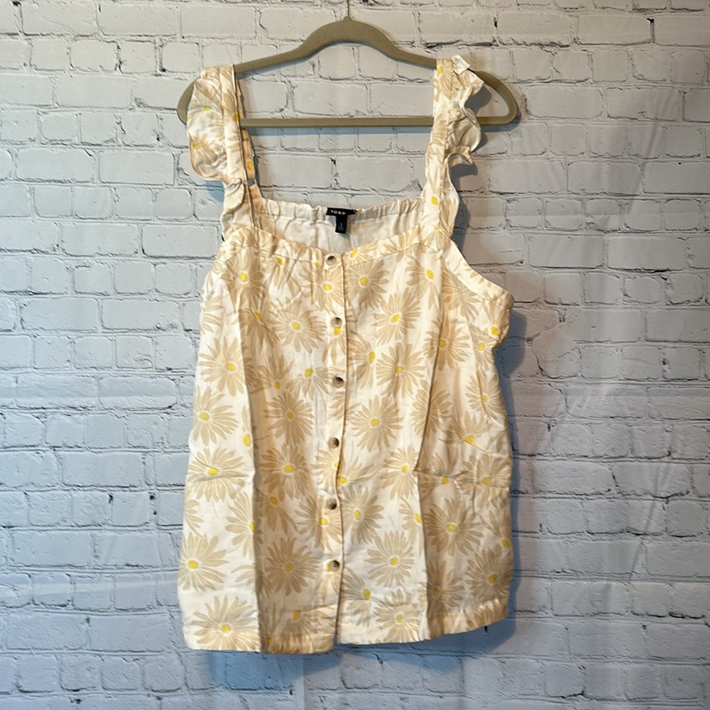 Torrid Daisy ruffle tank top plus size 18/20